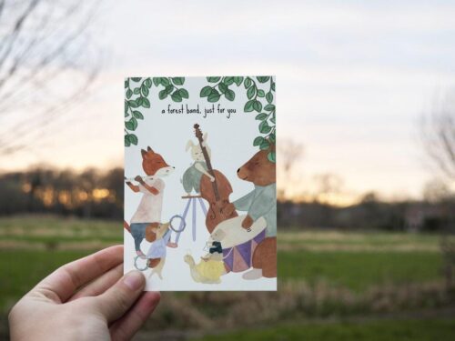 Postcard - a forest band - Image 2