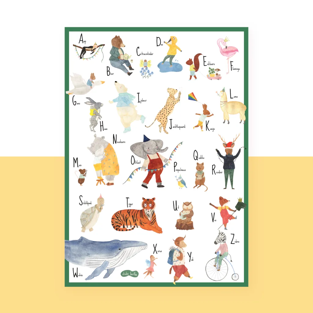 Alfabet poster