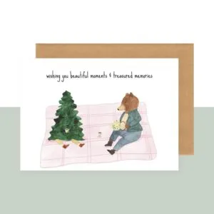 Postkaart - wishing you beautiful moments and treasured memories