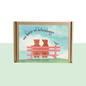 Beterschapsbox - een doosje vol beterschapjes + schrijfhulp
