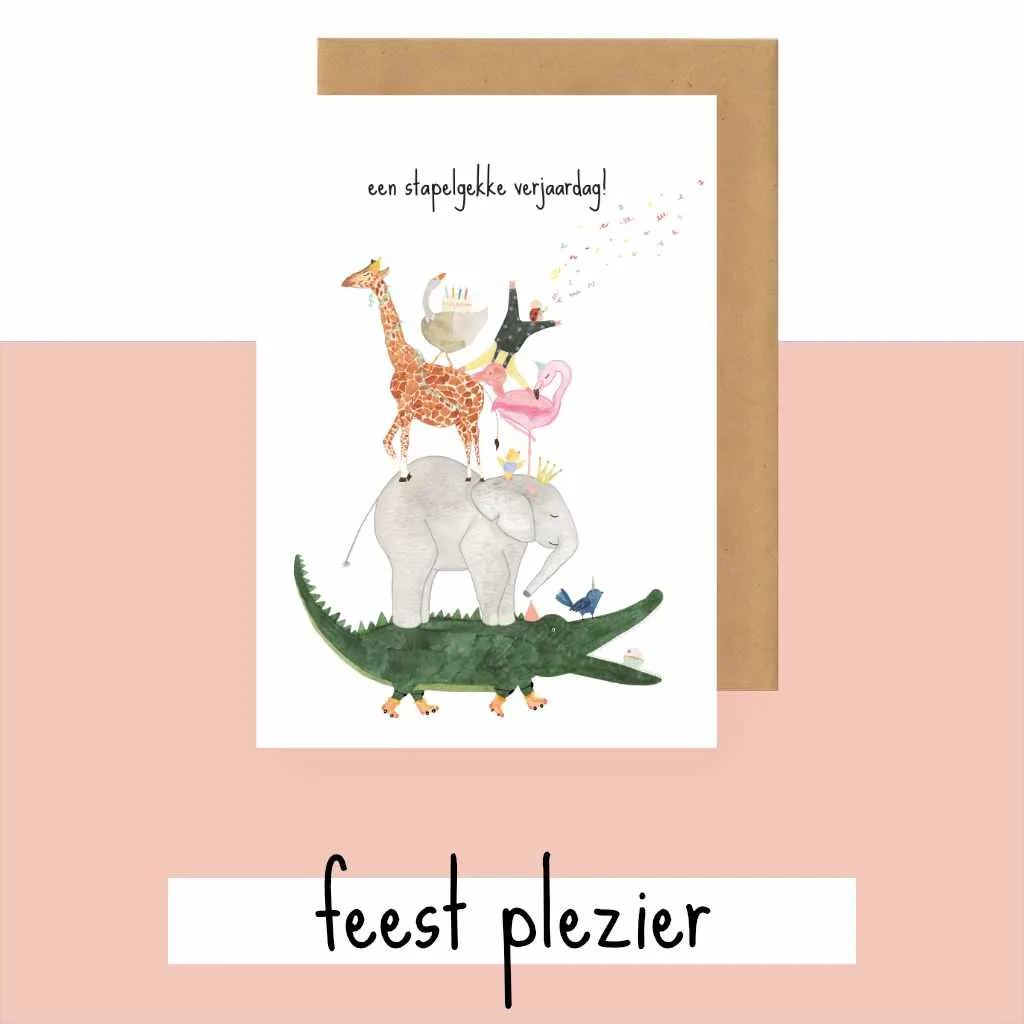 feest plezier stapelgek