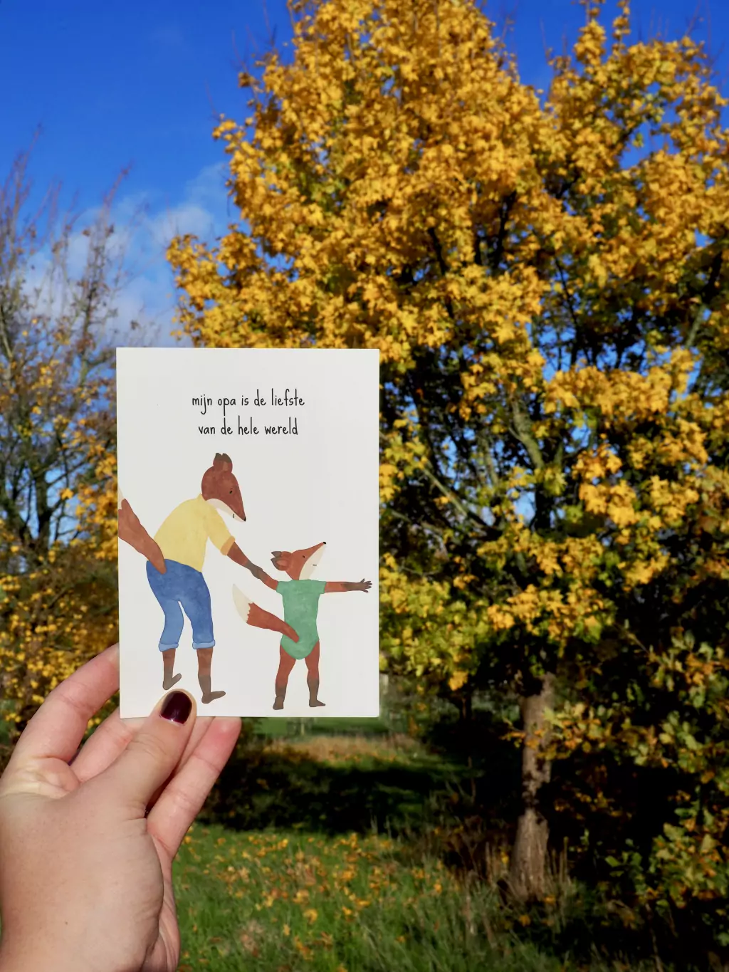 Postkaart - mijn opa is de liefste van de hele wereld - Afbeelding 3