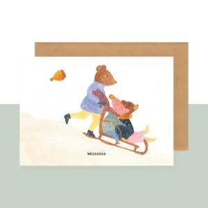 Postkaart - weeee