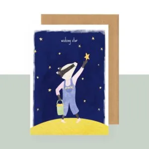 Postkaart - wishing star